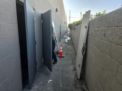 Industrial door project 3