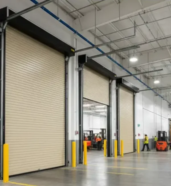 Insulated sectional overhead door for commercial energy efficiency
