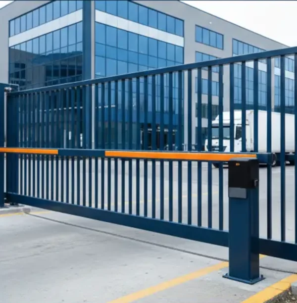 Commercial folding security gates and grille systems installed