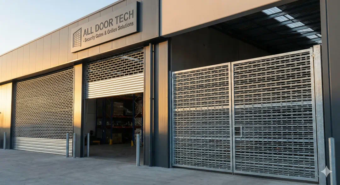 Commercial Security Gates And Grilles Installation For Retail And Industrial Buildings