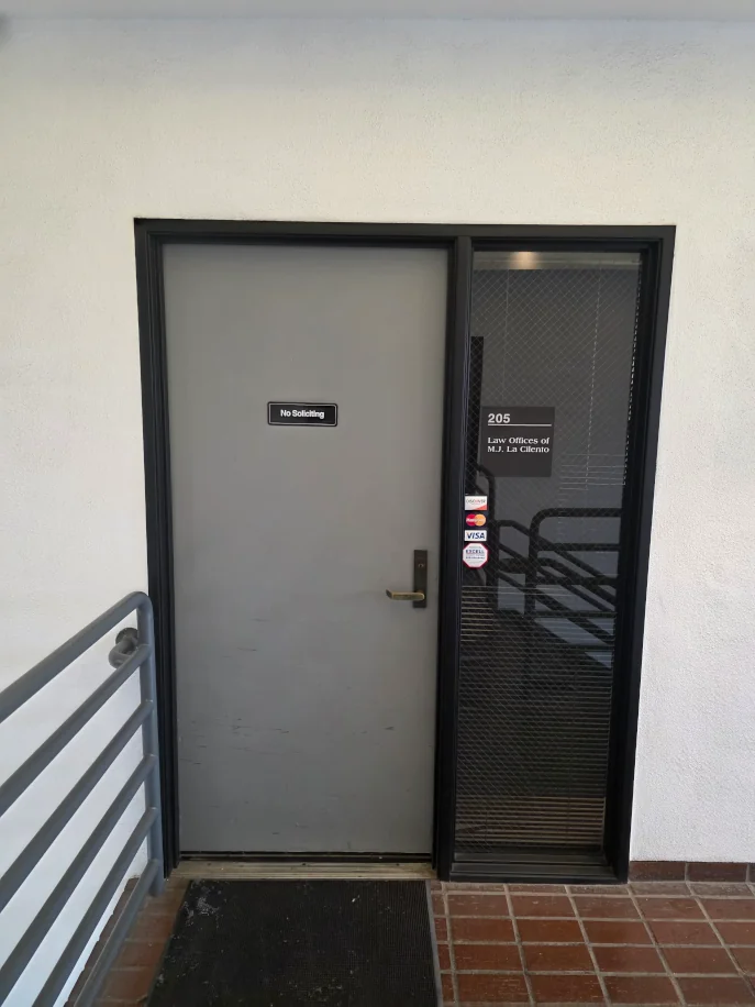 Custom-fabricated hollow metal door installation